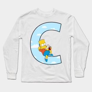 Simpsons letter Long Sleeve T-Shirt
